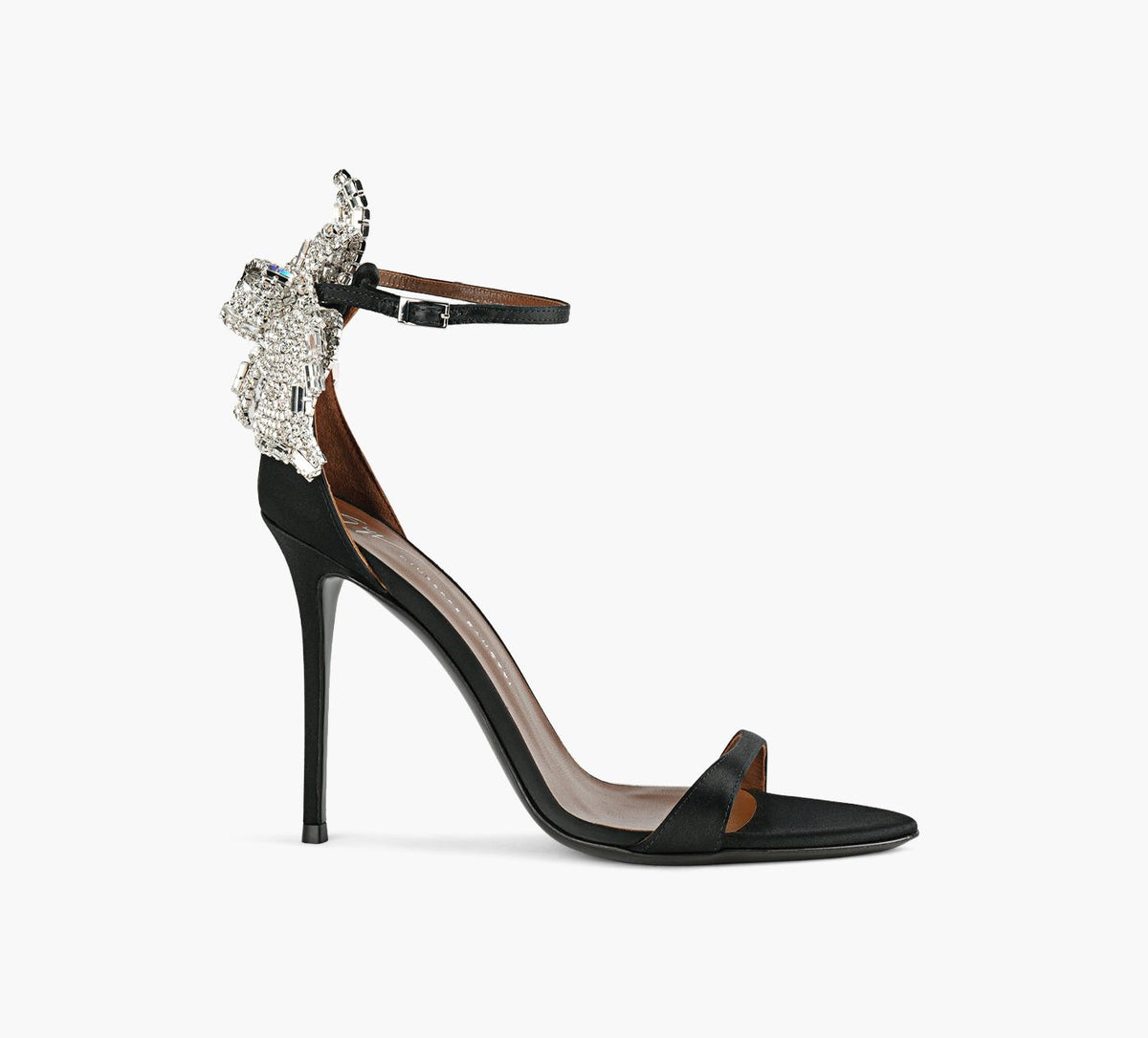 GIUSEPPE ZANOTTI CAMELIASANDAL in BLACK