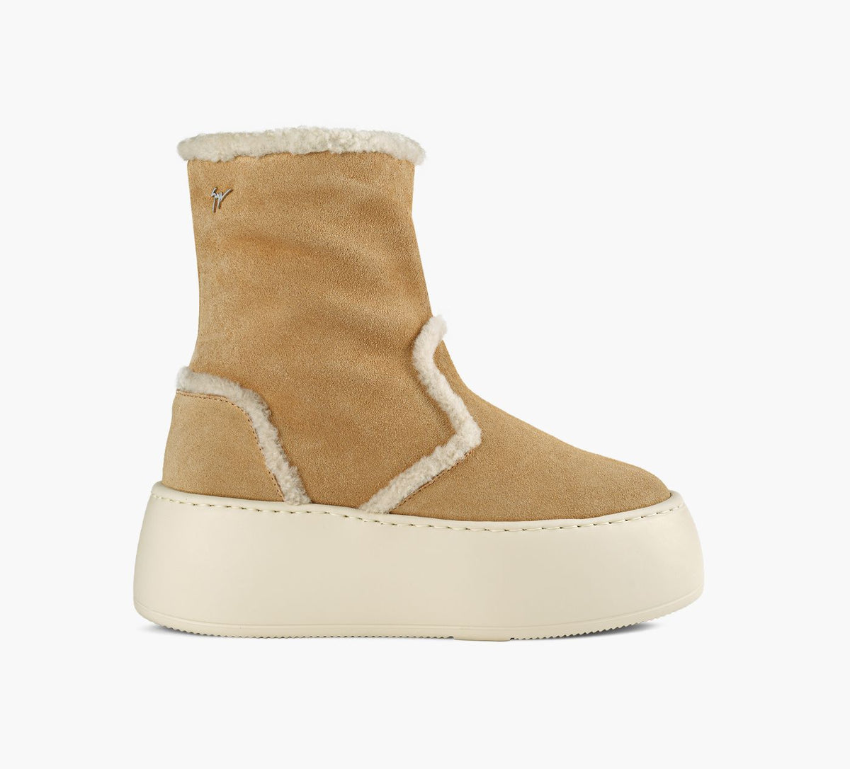 GIUSEPPE ZANOTTI BOTTINELEAGUEFOURRURE en BEIGE