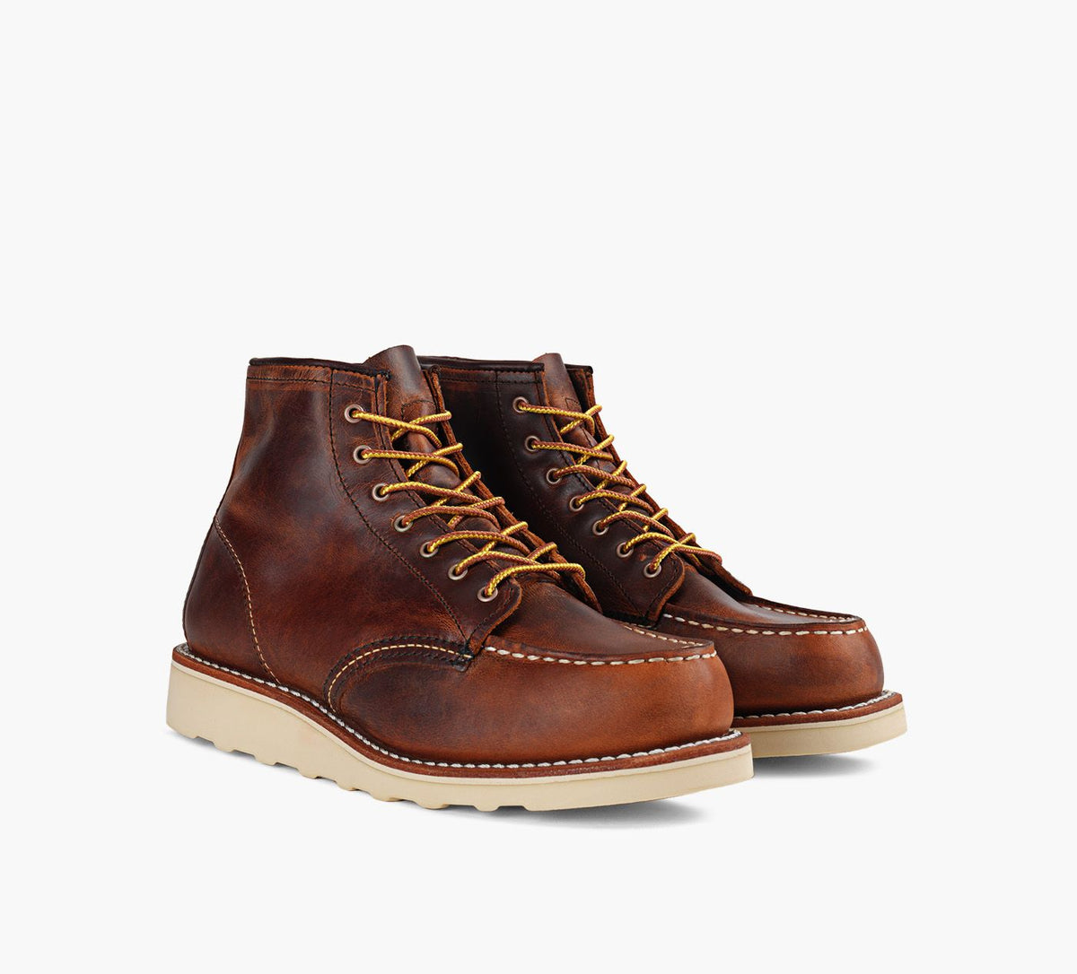 RED WING 6INCHCLASSICMOC in BROWN view 2