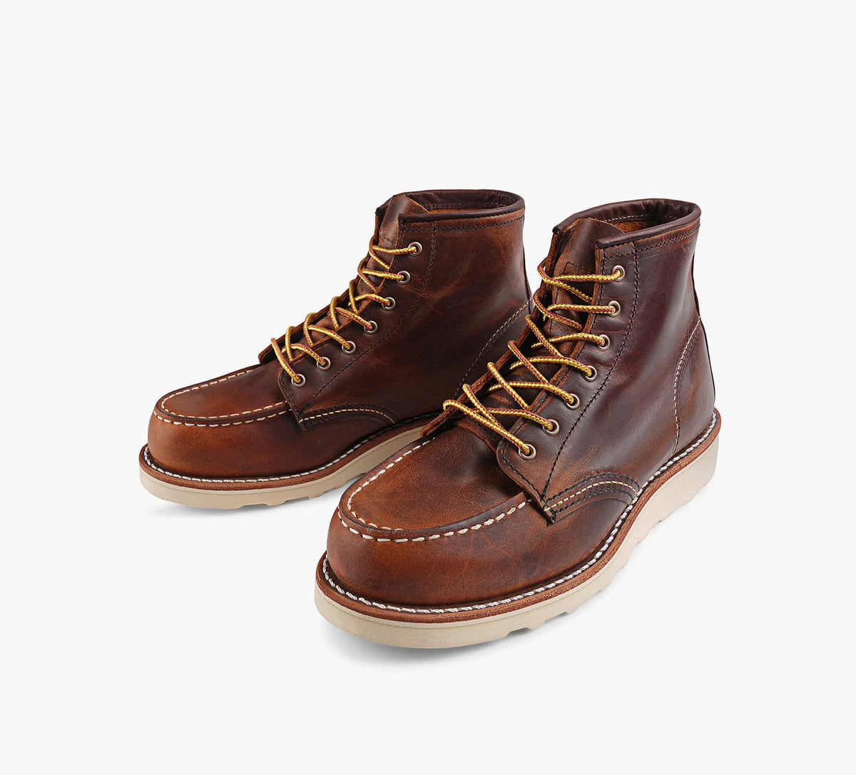 RED WING 6INCHCLASSICMOC in BROWN view 4