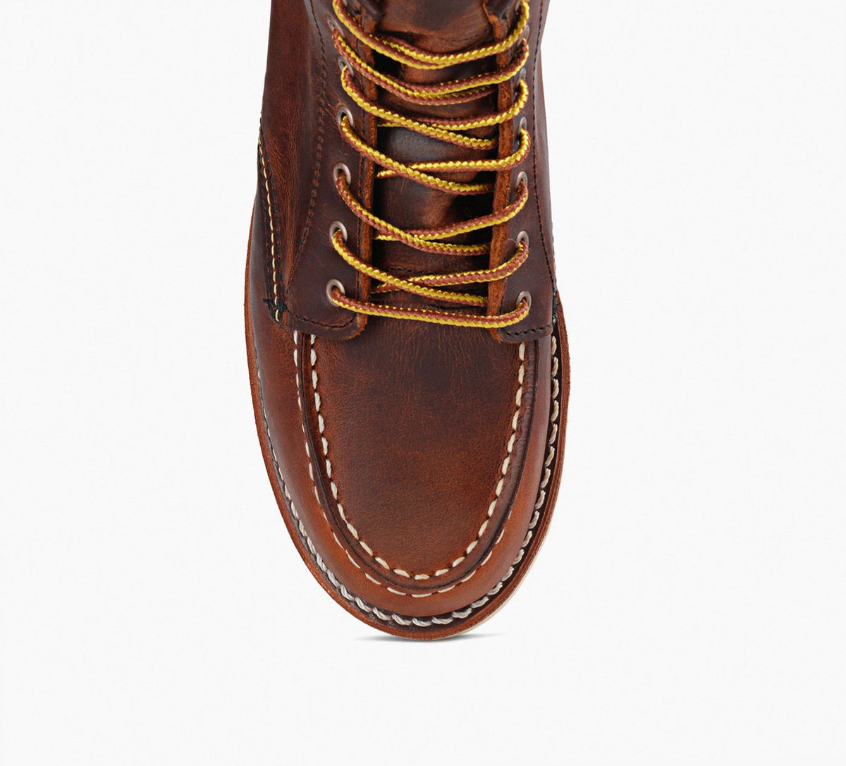RED WING 6INCHCLASSICMOC in BROWN view 1c