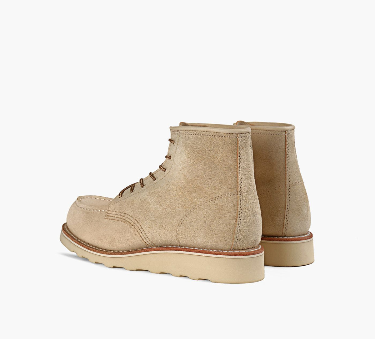 RED WING BOTTE6POUCESCLASSICMOC en TAUPE vue 3