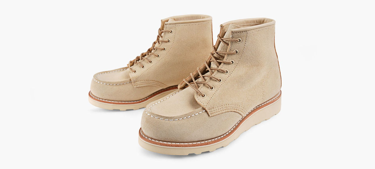 RED WING 6INCHCLASSICMOC in TAUPE view 4