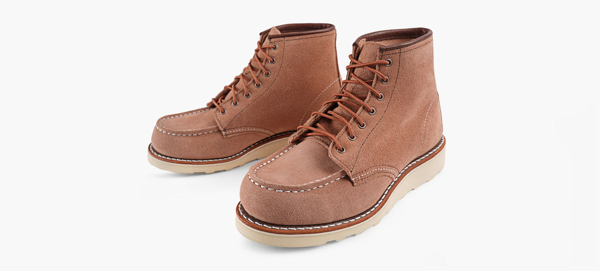 RED WING 6INCHCLASSICMOC in TAUPE view 4