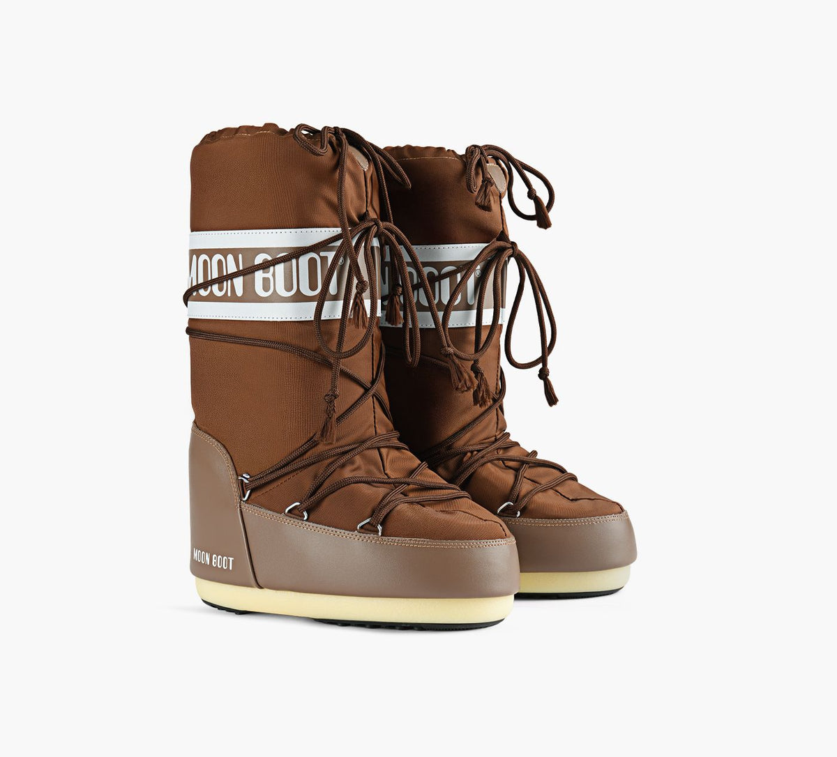 MOON BOOT ICONNYLONTALLBOOTS in BROWN view 2