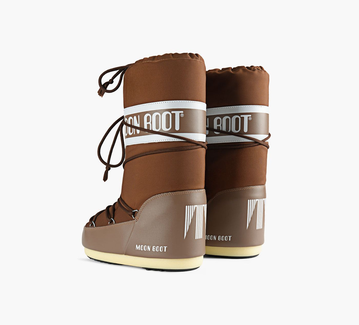 MOON BOOT ICONNYLONTALLBOOTS in BROWN view 3