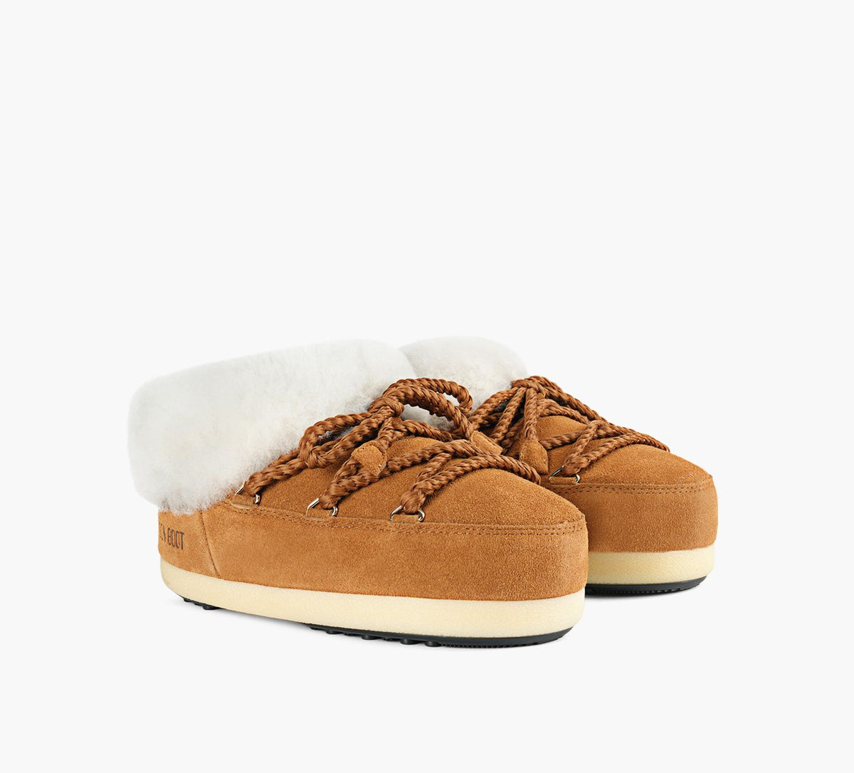 MOON BOOT MULESEVXENSUDE en TAN vue 2