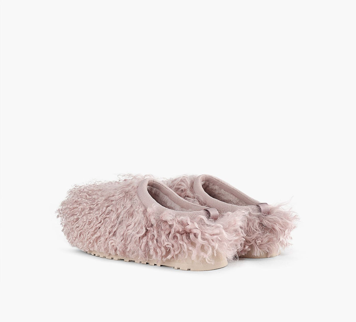 UGG TAZZFLUFFMOMMAMONGOLIAN en ROSE PALE vue 3