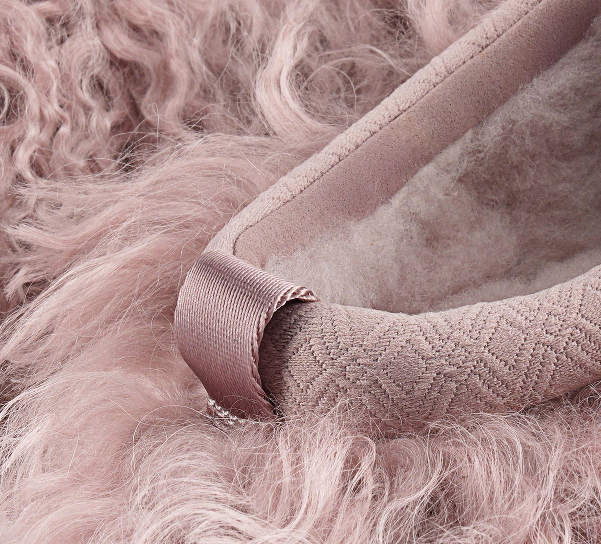 UGG TAZZFLUFFMOMMAMONGOLIAN en ROSE PALE vue 7