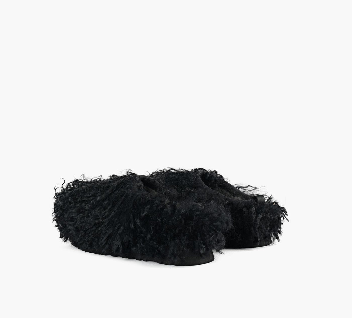 UGG TAZZFLUFFMOMMAMONGOLIAN en NOIR vue 3