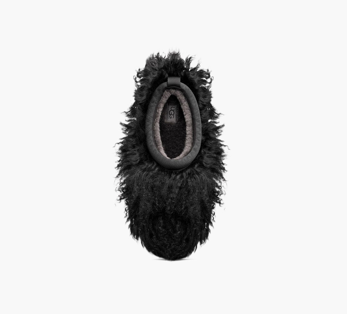 UGG TAZZFLUFFMOMMAMONGOLIAN en NOIR vue 1c