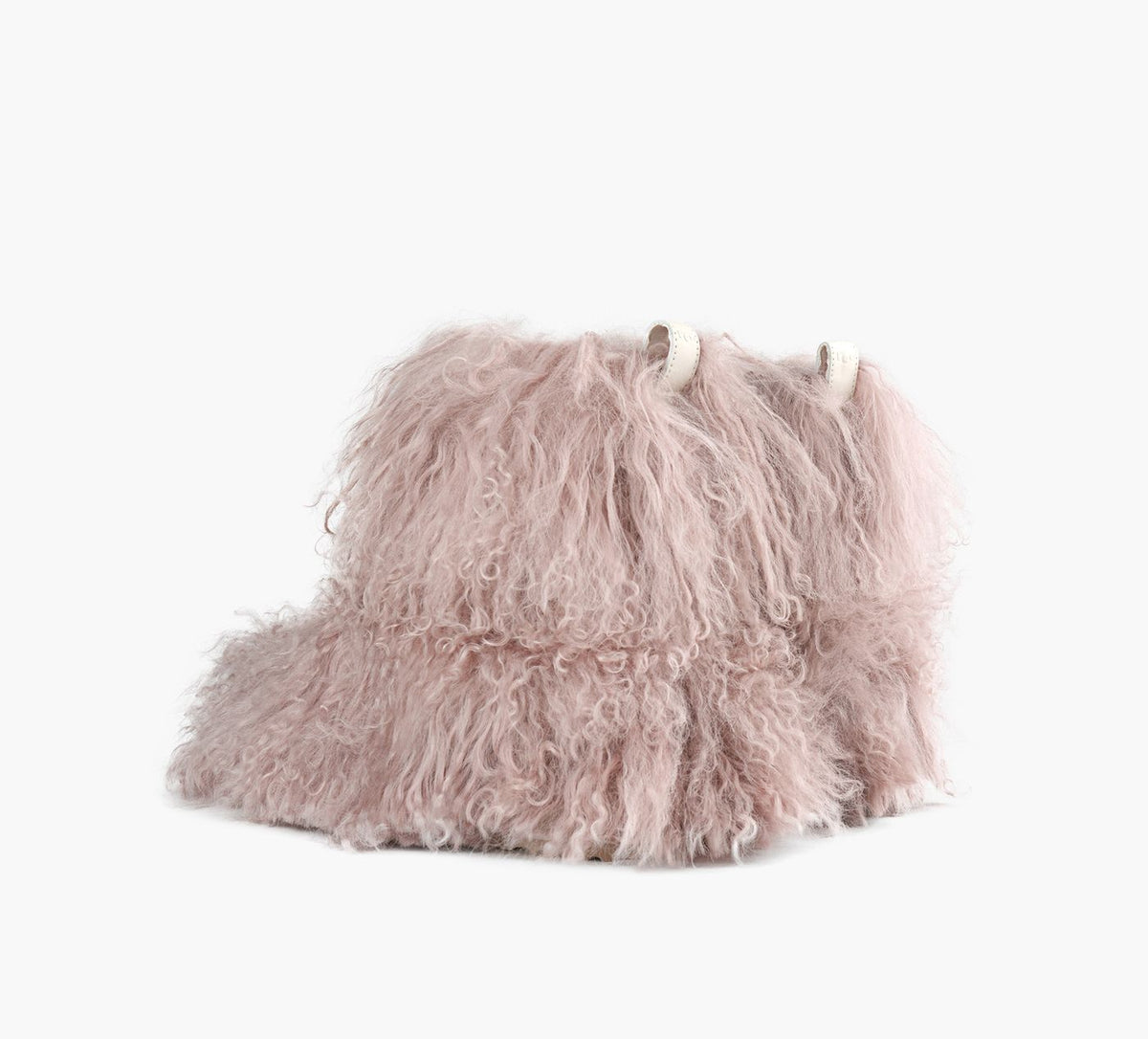 UGG BOTTECOURTECLASSICFLUFFMOMMAMONGOLIAN en ROSE PALE vue 3