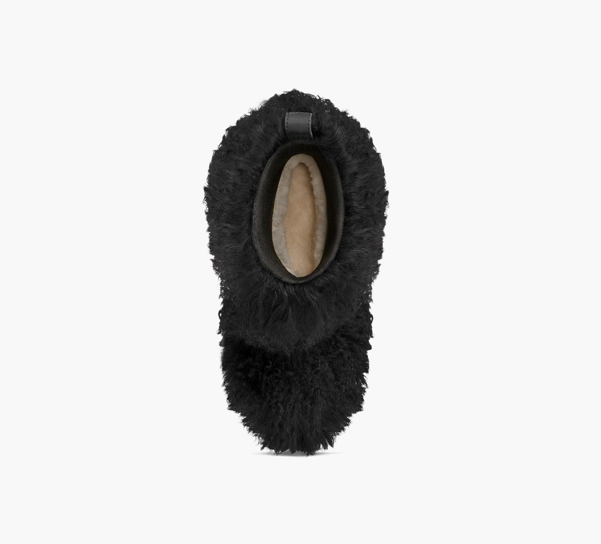 UGG BOTTECOURTECLASSICFLUFFMOMMAMONGOLIAN en NOIR vue 3