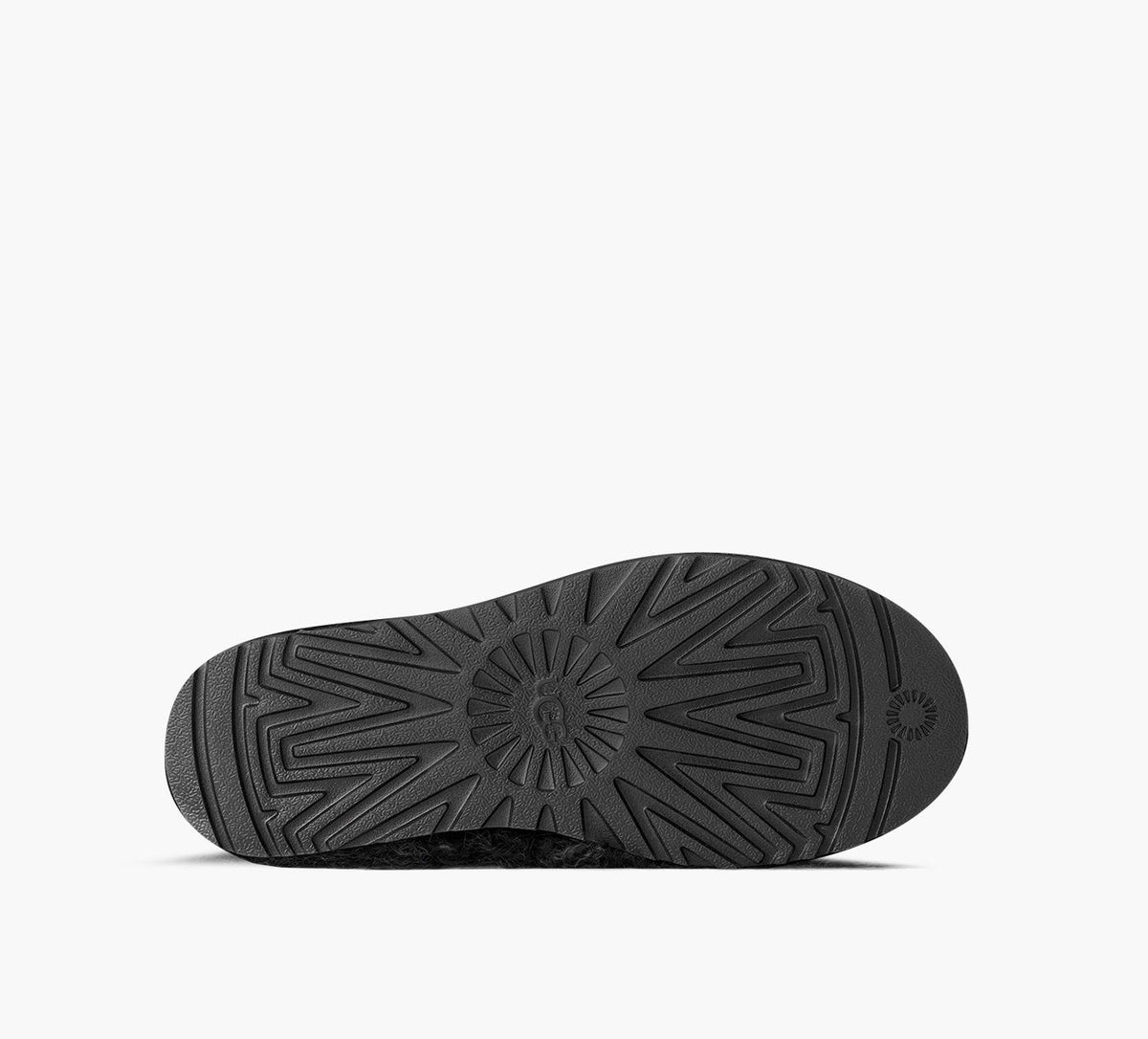 UGG BOTTECOURTECLASSICFLUFFMOMMAMONGOLIAN en NOIR vue 1c