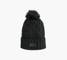 UGG BONNETENMAILLETORSADEAVECPOMPON en NOIR