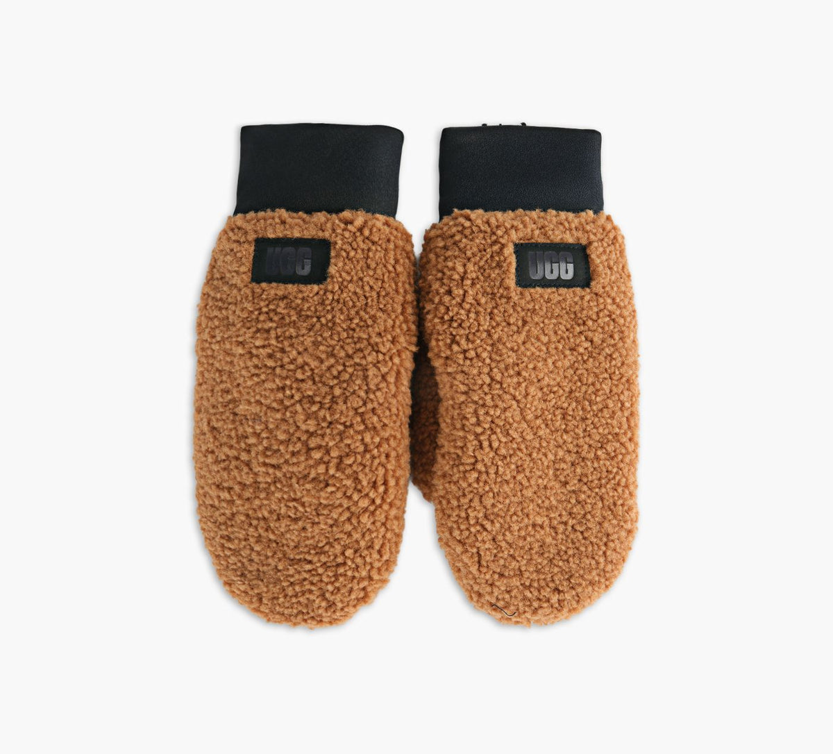 UGG MITAINEFLUFFAVECLOGO en TAN vue 2