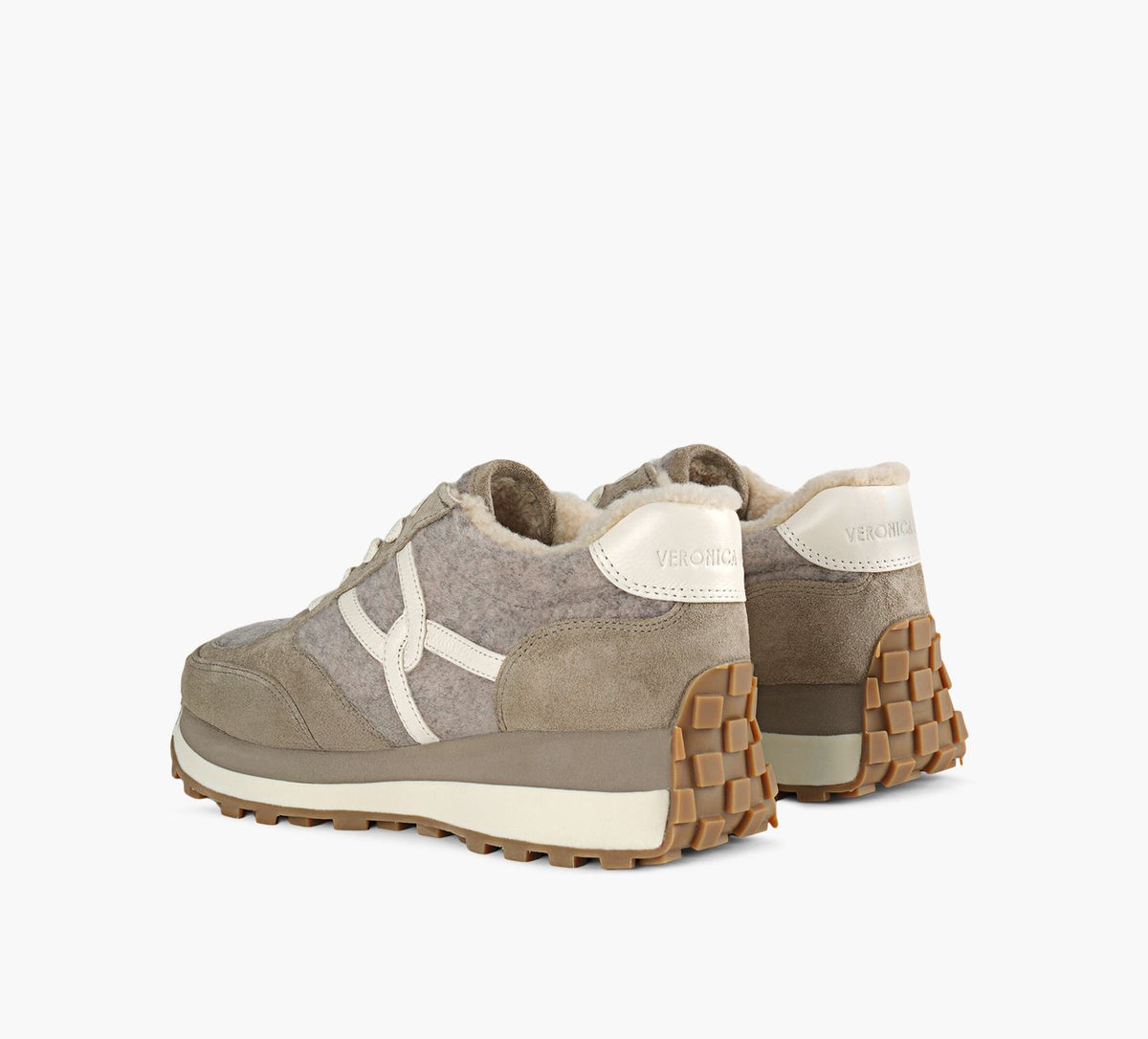 VERONICA BEARD BASKETVALENTINAPEAUDEMOUTON en TAUPE vue 3