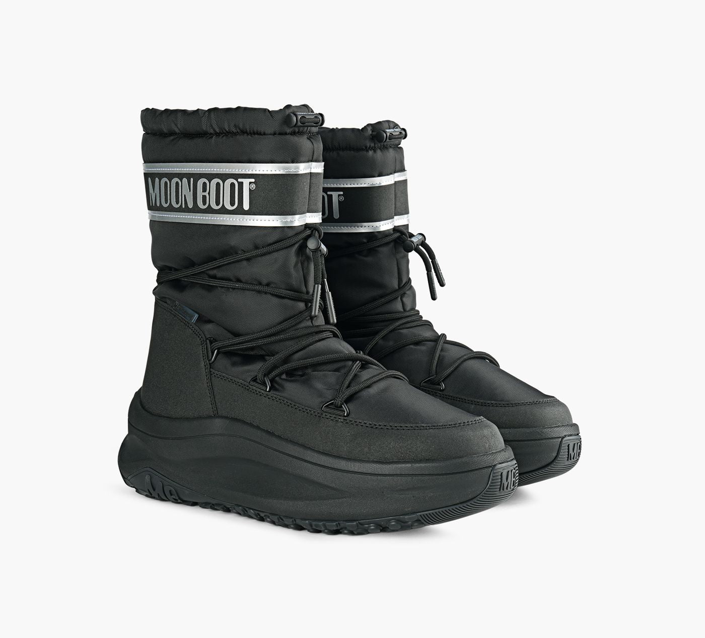 MOON BOOT BOTTEPOLARIMPERMABLE en NOIR vue 2