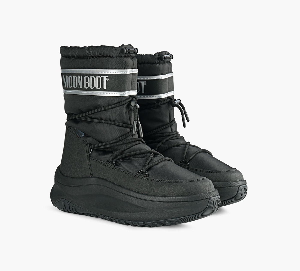MOON BOOT BOTTEPOLARIMPERMABLE en NOIR vue 2