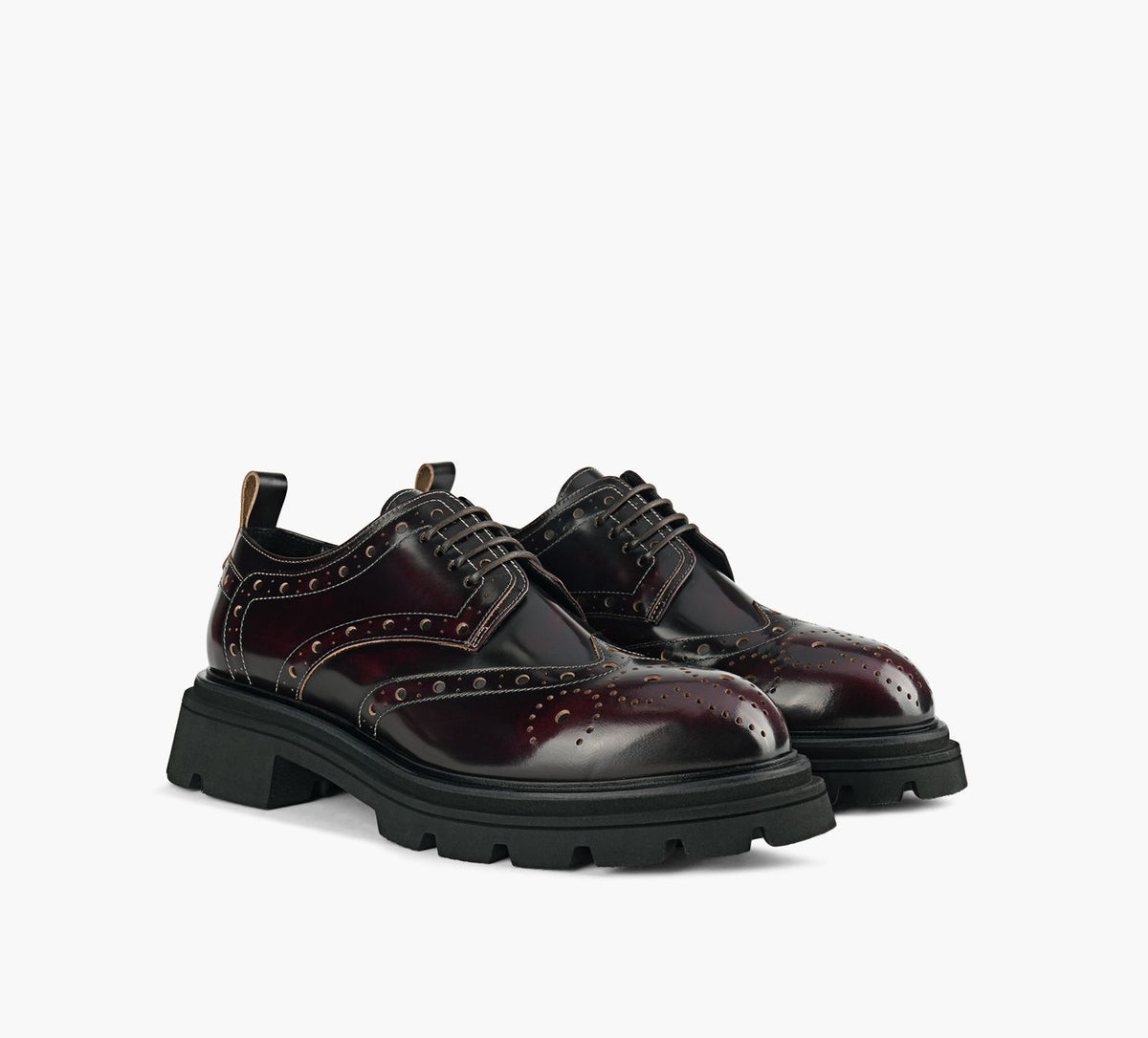 ATTIMONELLI'S DERBYOXFORD in BURGUNDY view 2