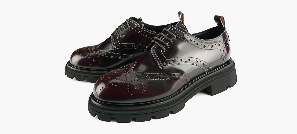 ATTIMONELLI'S DERBYOXFORD in BURGUNDY view 4