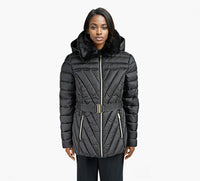 MICHAEL KORS FXFURPACKABLE in BLACK