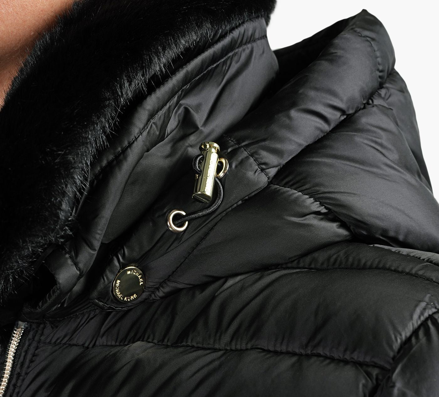 MICHAEL KORS FXFURPACKABLE in BLACK view 6