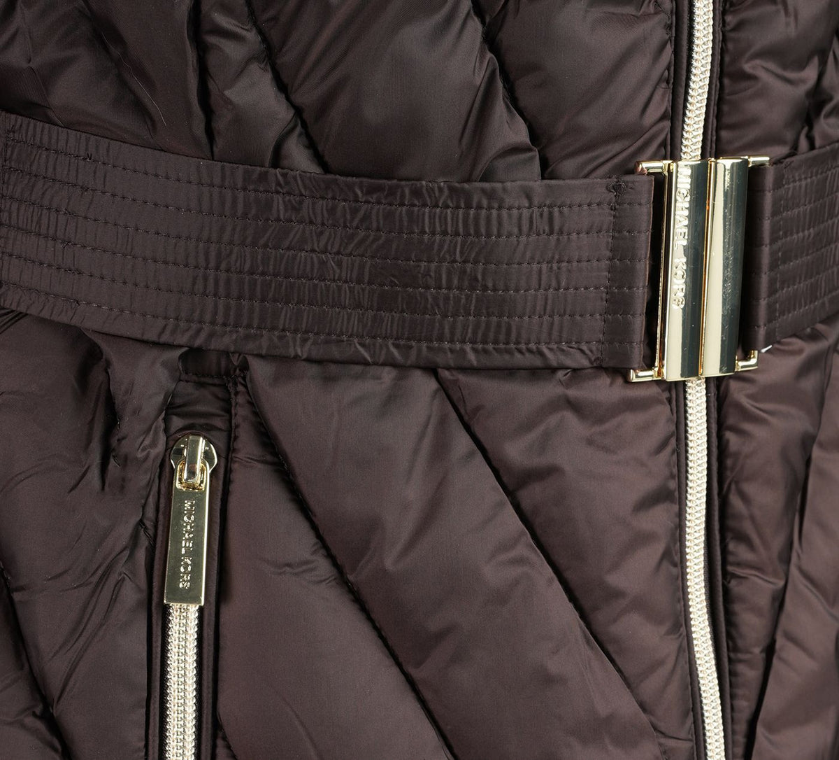 MICHAEL KORS DOUDOUNEFAUSSEFOURRURE en BRUN vue 4