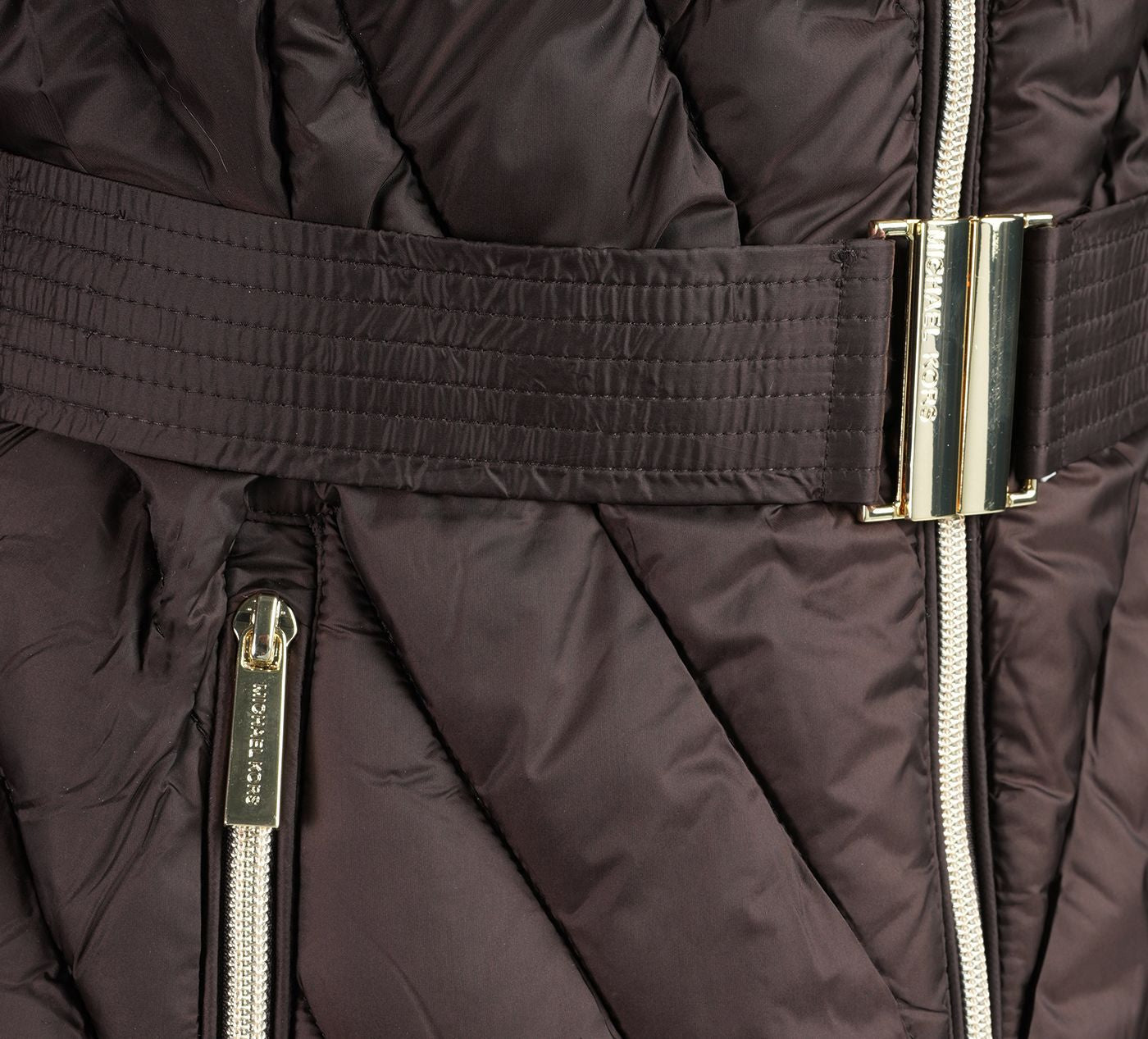 MICHAEL KORS DOUDOUNEFAUSSEFOURRURE en BRUN vue 4