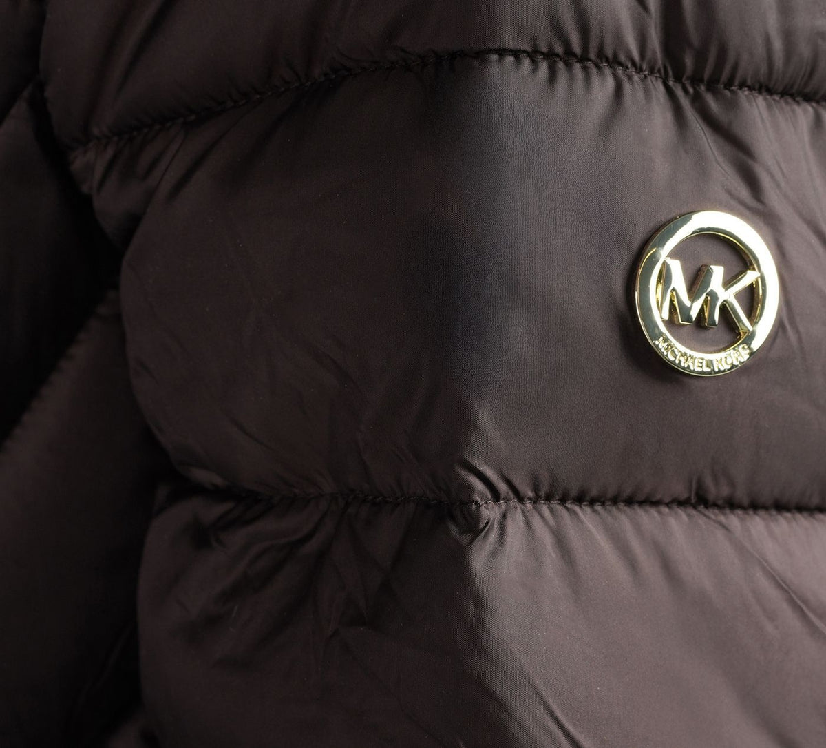 MICHAEL KORS DOUDOUNEFAUSSEFOURRURE en BRUN vue 1c