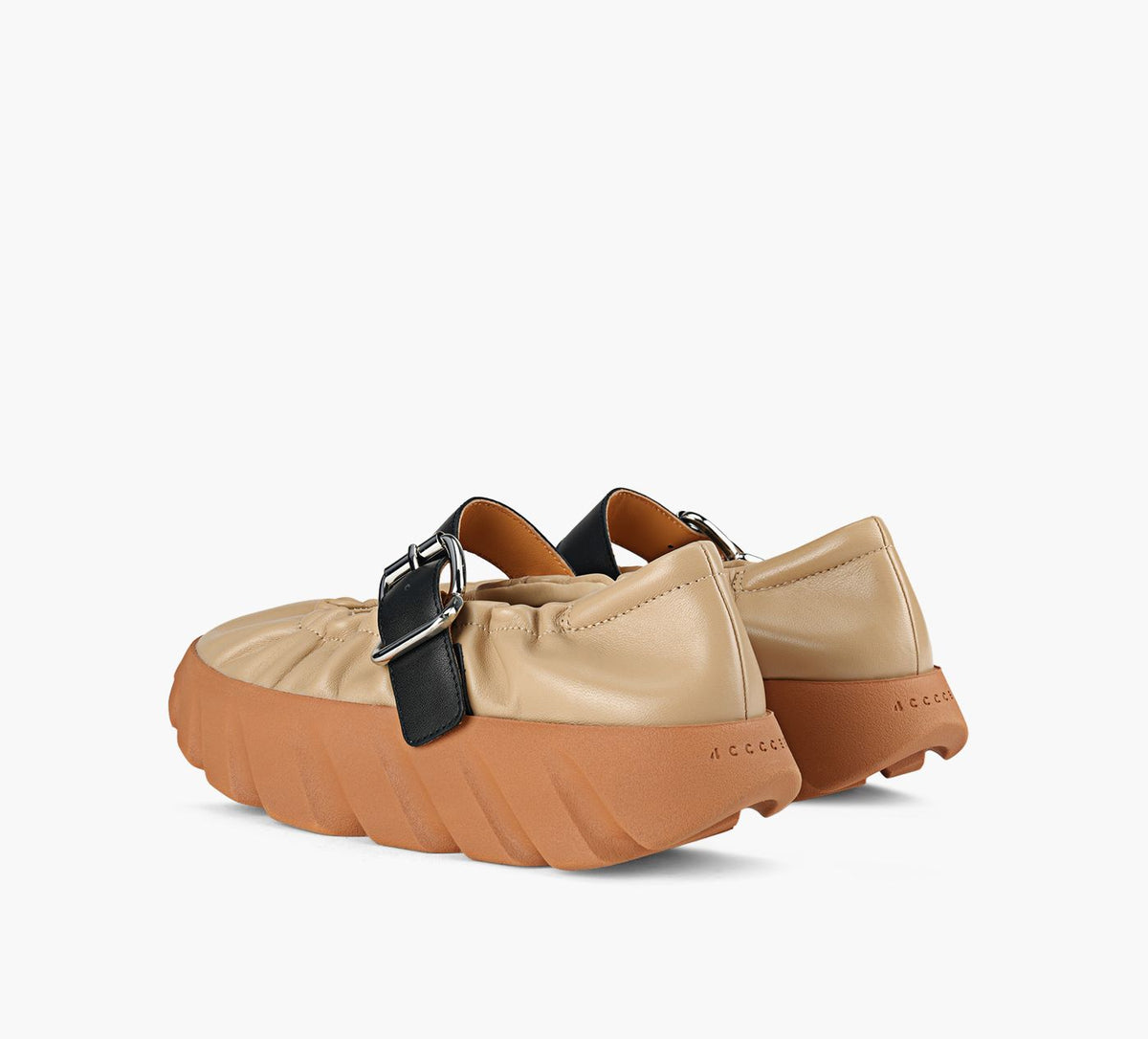 4CCCCEES BALLERINESTURACOVE en BEIGE vue 3