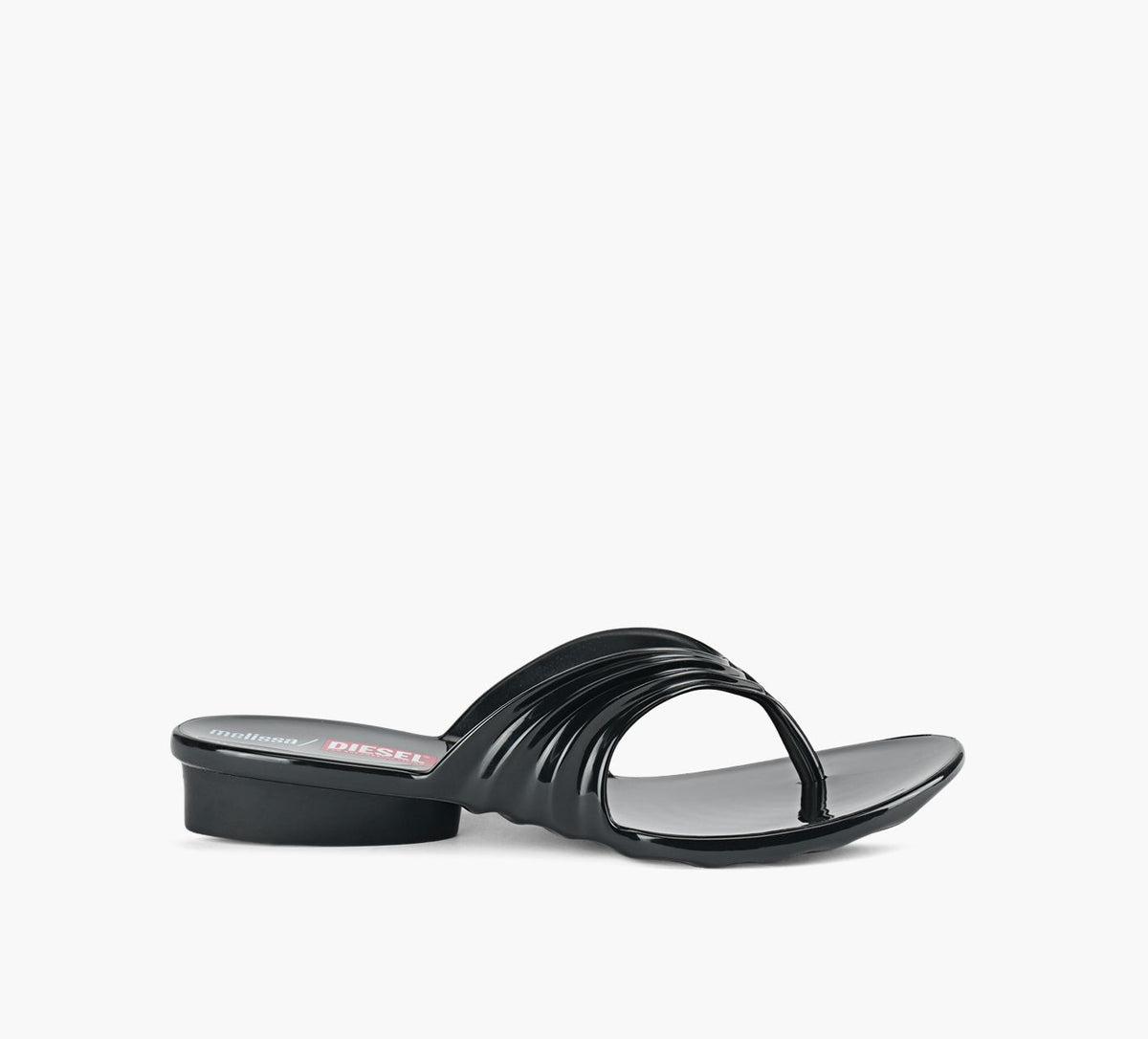 DIESEL MELISSAXDIESELQUANTUMTHONG in BLACK