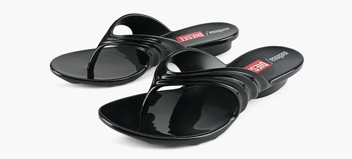 DIESEL MELISSAXDIESELQUANTUMTHONG in BLACK view 4