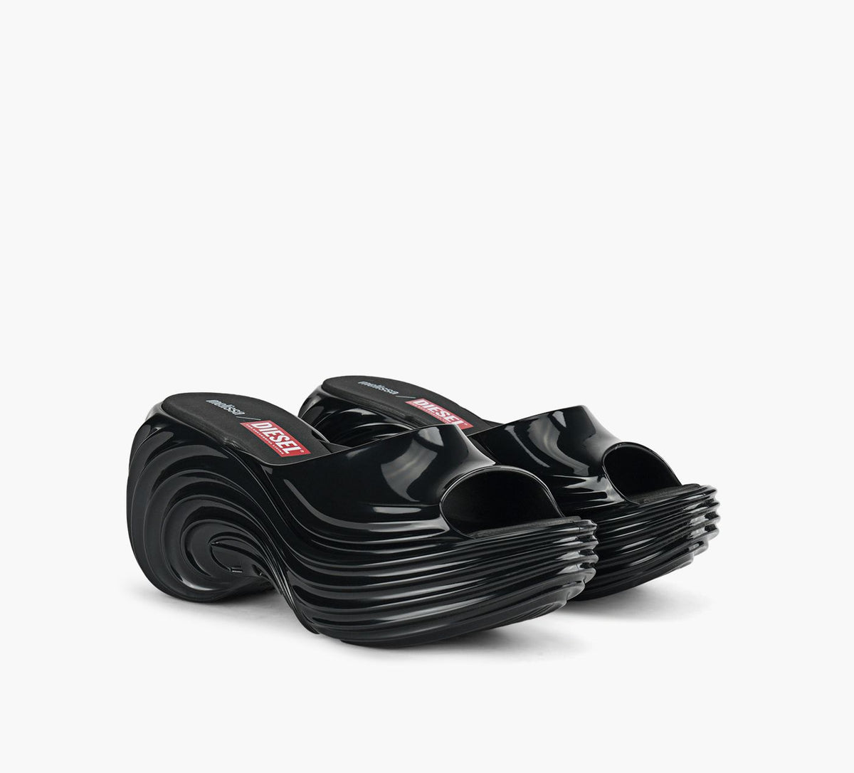 DIESEL PLATEFORMEQUANTUMMELISSAXDIESEL en NOIR vue 2