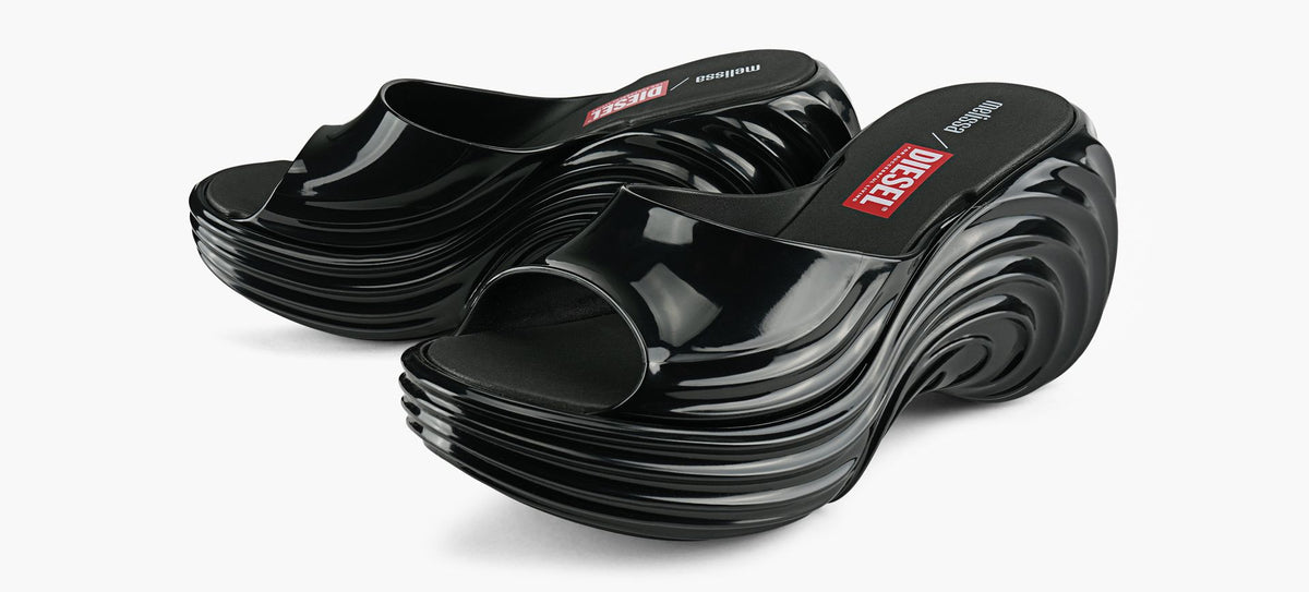 DIESEL PLATEFORMEQUANTUMMELISSAXDIESEL en NOIR vue 4