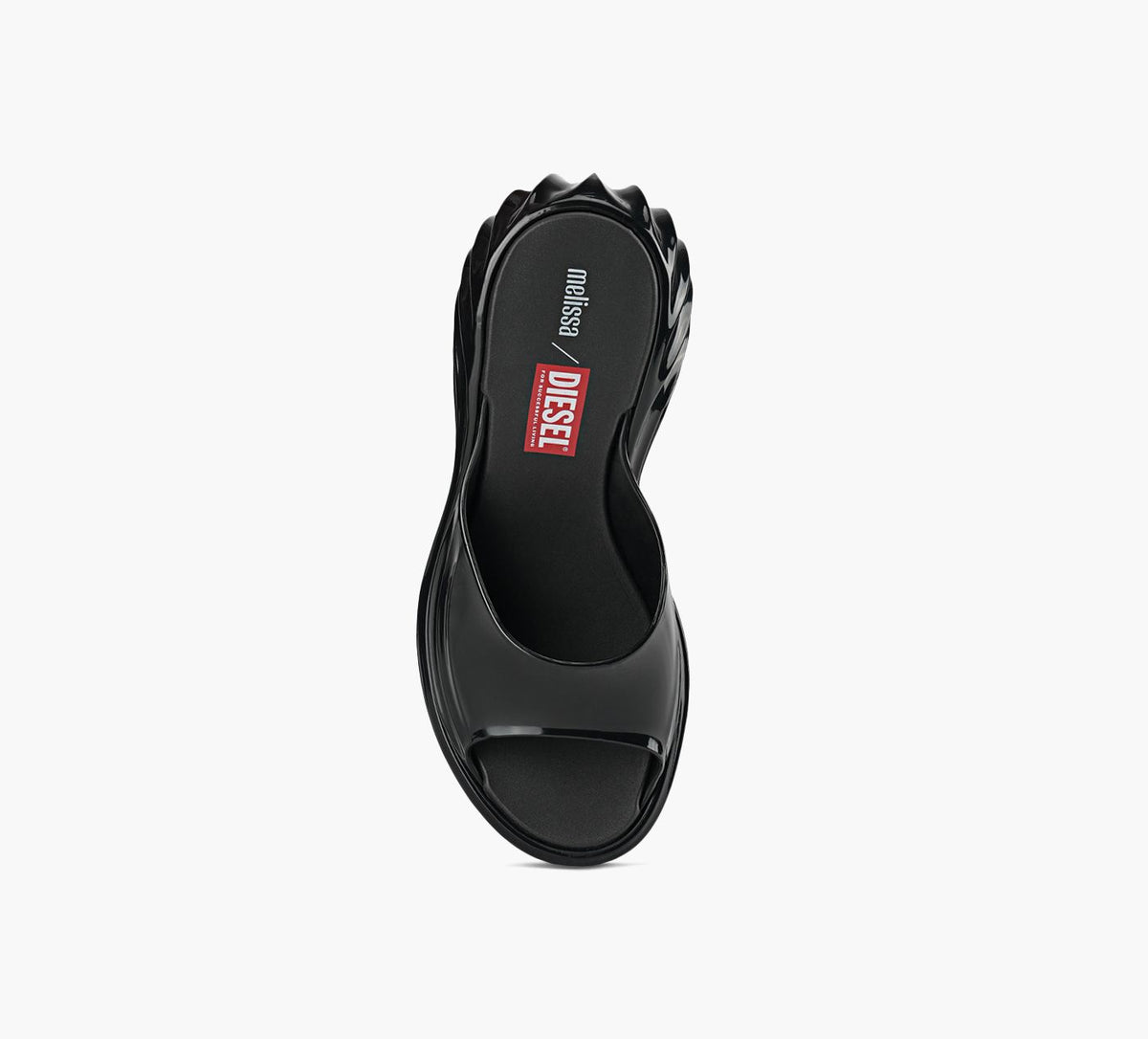 DIESEL PLATEFORMEQUANTUMMELISSAXDIESEL en NOIR vue 1c