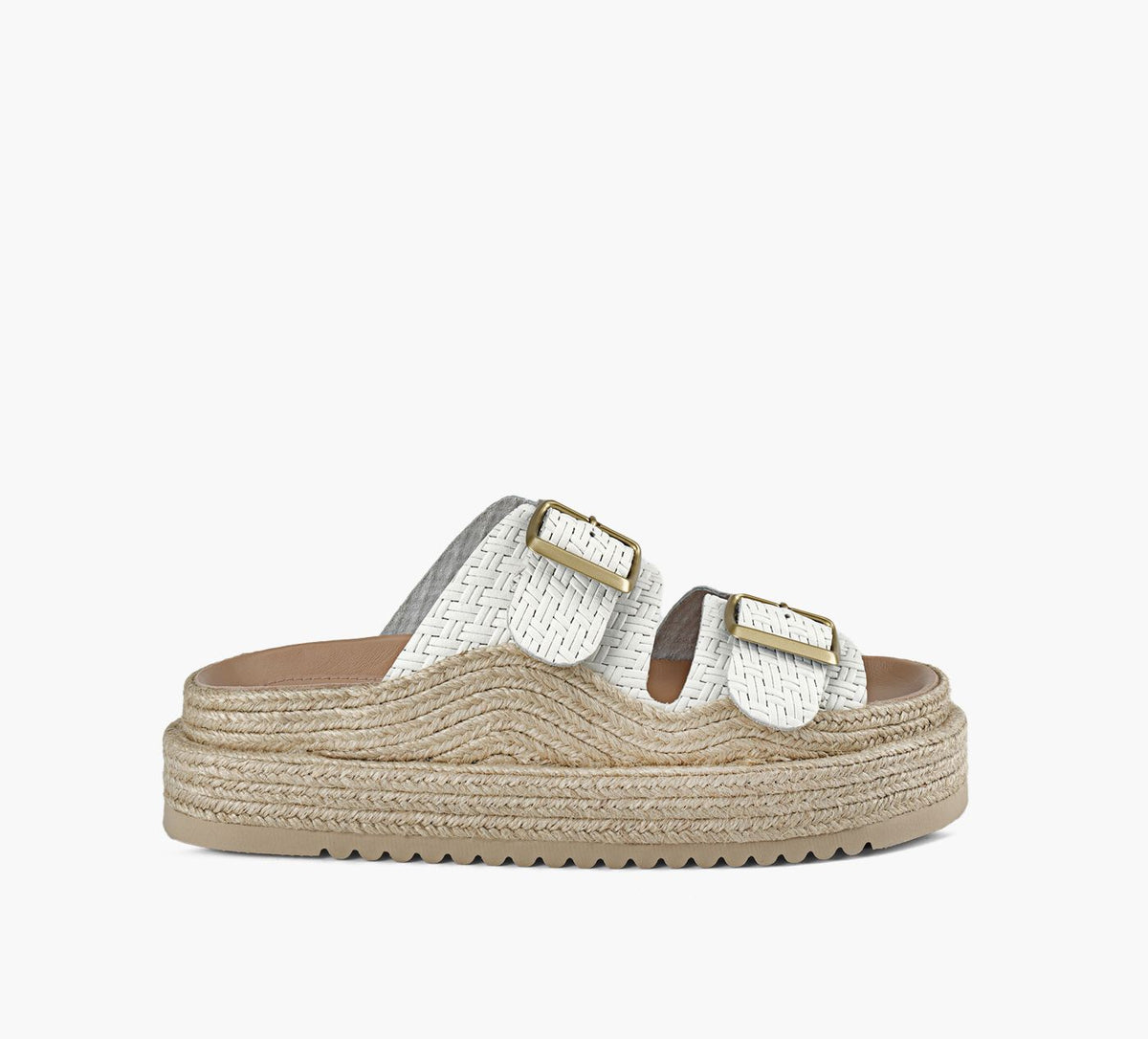 BROWNS VERDEESPADRILLE in WHITE