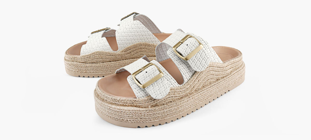 BROWNS VERDEESPADRILLE in WHITE view 4