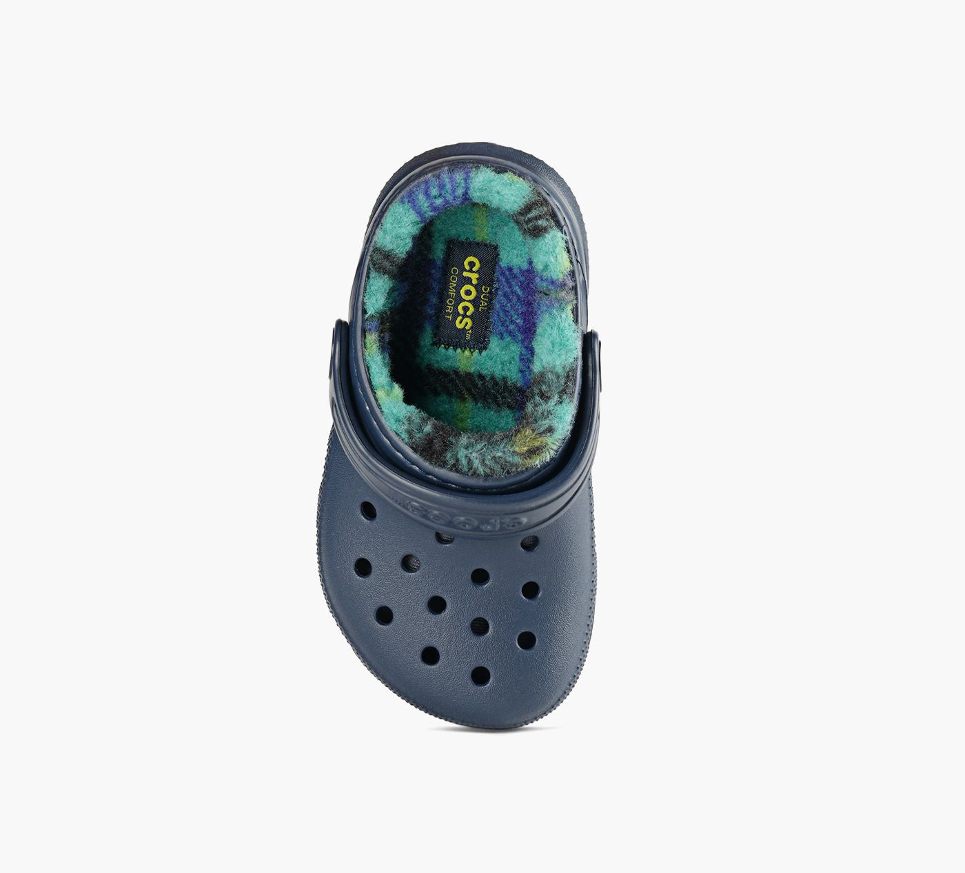CROCS SABOTSCLASSIQUESDOUBLS en BLEU vue 1c