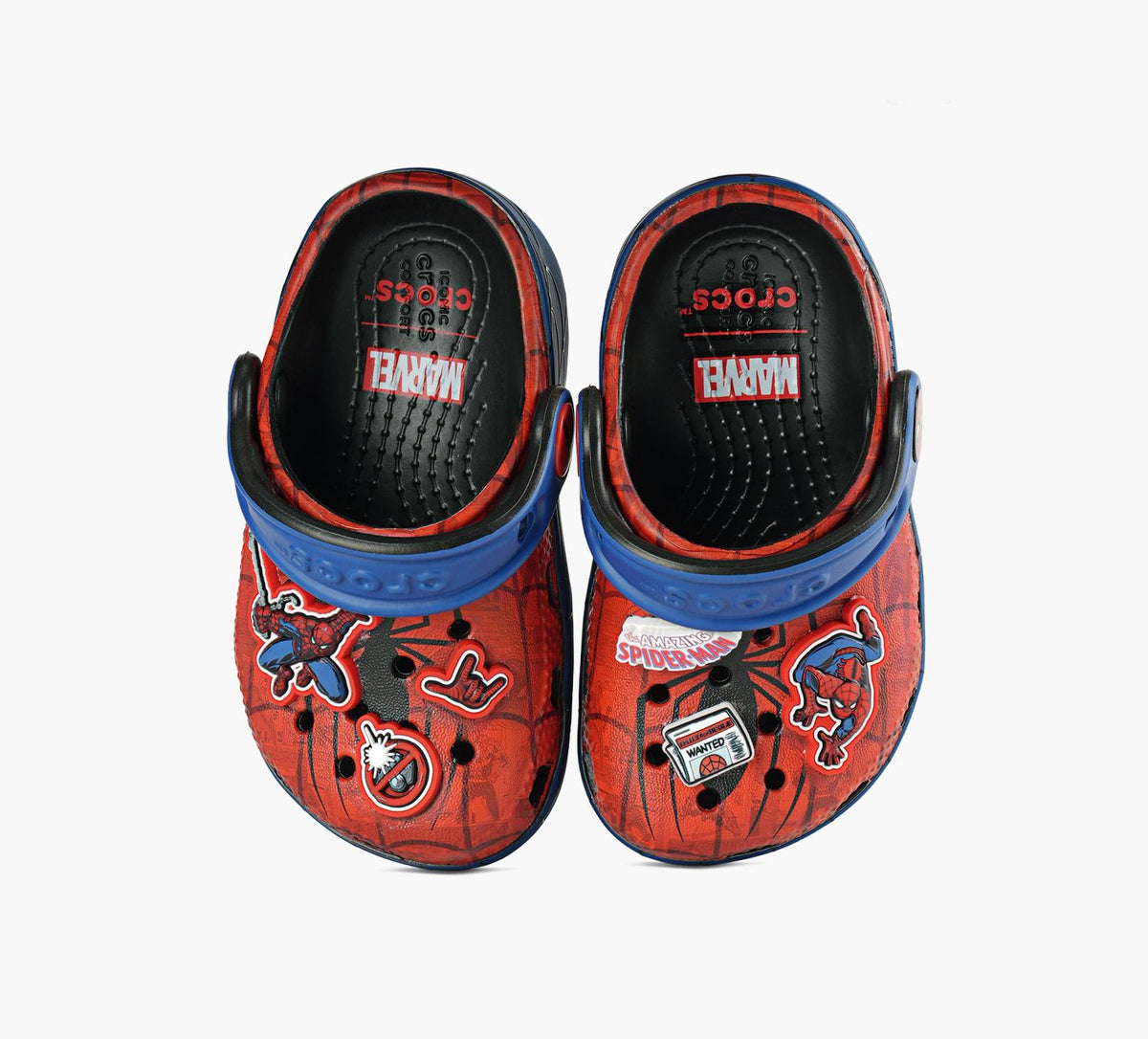 CROCS SPIDERMANWEBCLASSICCLOG in RED view 1c