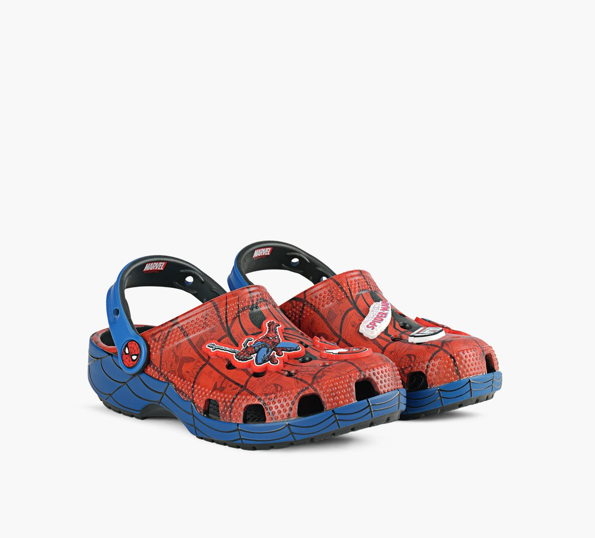CROCS SABOTSCLASSIQUESSPIDERMANWEB en ROUGE vue 2