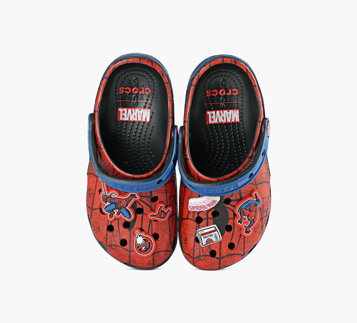 CROCS SPIDERMANWEBCLASSICCLOG in RED view 1c