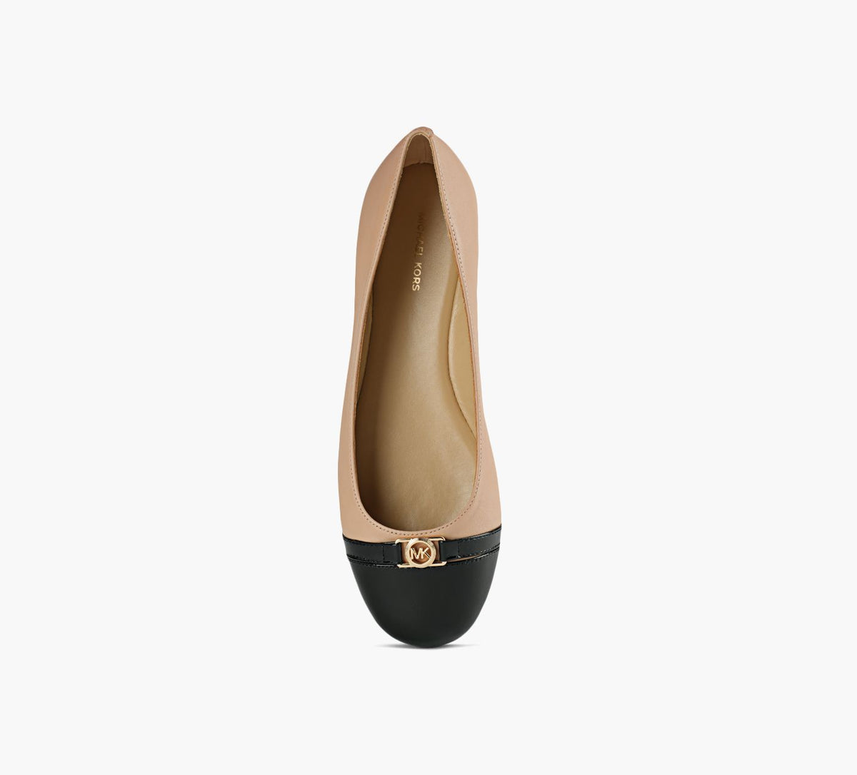 MICHAEL KORS MANDYFLAT in BEIGE view 1c