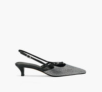 MICHAEL KORS SELINAKITTENSLINGPUMP in GREY