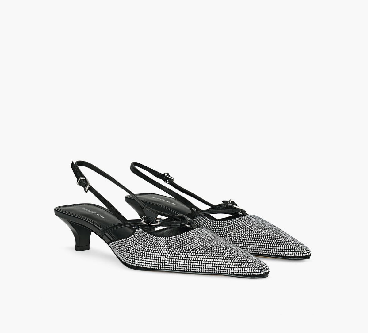 MICHAEL KORS SELINAKITTENSLINGPUMP in GREY view 2