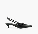 MICHAEL KORS SELINAKITTENSLINGPUMP in BLACK