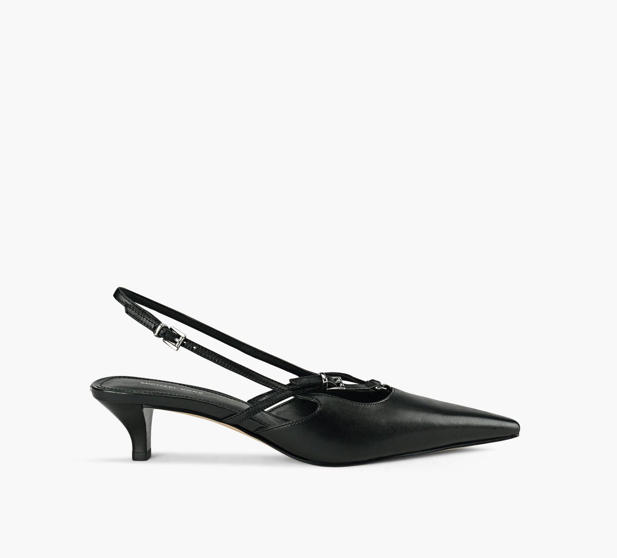 MICHAEL KORS SELINAKITTENSLINGPUMP in BLACK