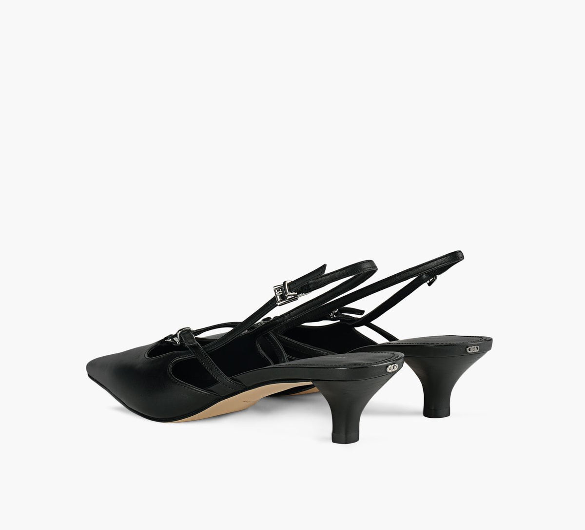 MICHAEL KORS SELINAKITTENSLINGPUMP in BLACK view 3