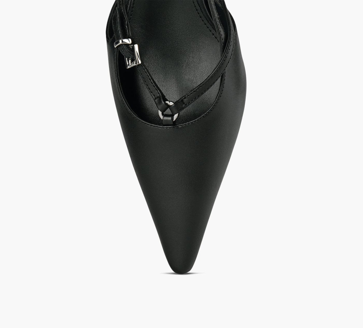 MICHAEL KORS SELINAKITTENSLINGPUMP in BLACK view 1c