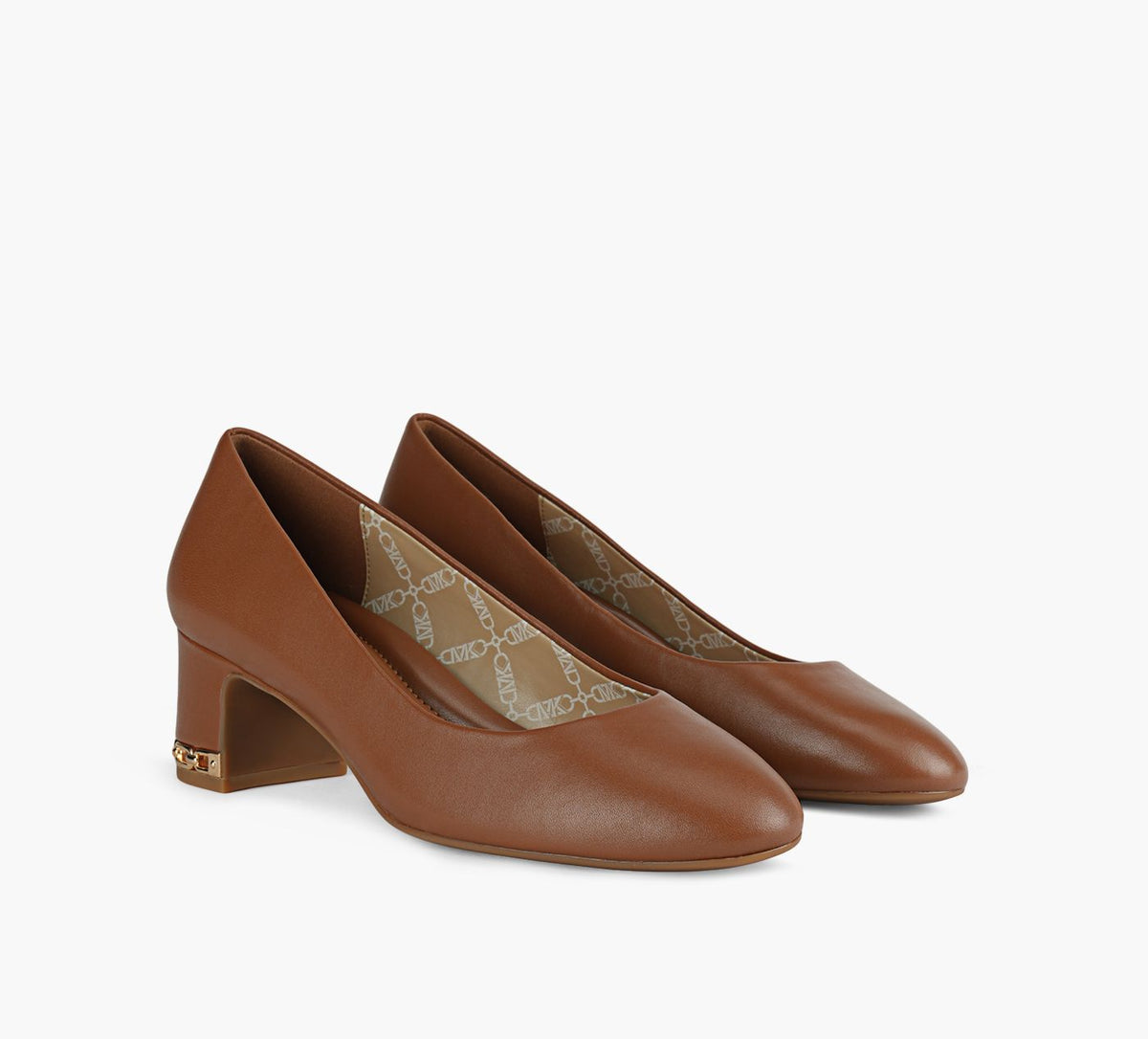 MICHAEL KORS JUNEFLEXMIDPUMP in TAN view 2